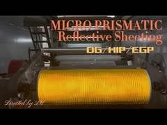 1.22*45.72m Retro-prismatische reflecterende plaatfilmrol voor verkeersveiligheid