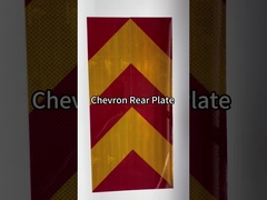 Hoge intensiteit langzaam bewegende fietsdrager waarschuwingsbord Truck Achterbord