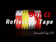 Veiligheidswagen Truck Fietsweg Prismatische rollen DOT C2 Reflectieve band Zelfklevend
