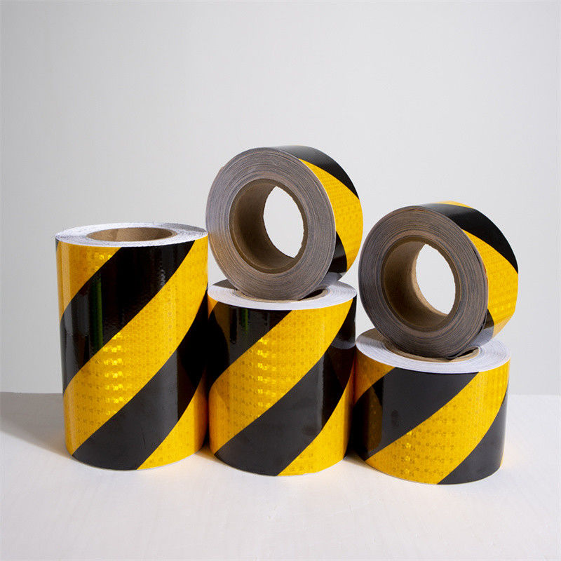 Biocolor Veiligheid Reflectieve Conspicuity Tape Sticker Zwart En Geel Witte En Rode Pijl