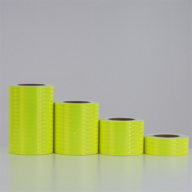 Fluorescerend geel-groen reflecterend veiligheidsmerkband voor aanhangwagens, vrachtwagens, auto's en motorfietsen
