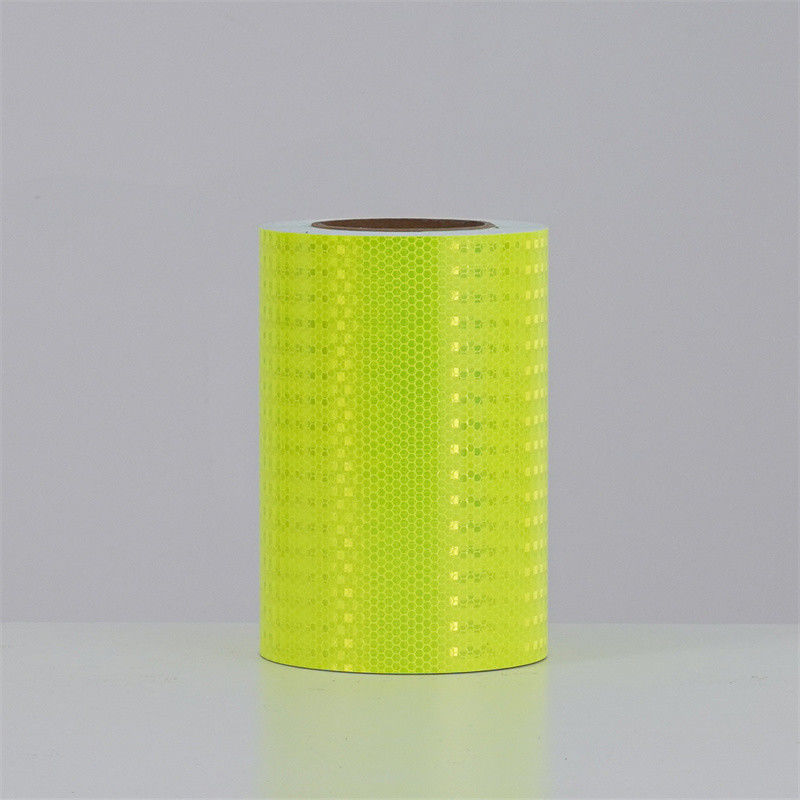 Fluorescerend geel-groen reflecterend veiligheidsmerkband voor aanhangwagens, vrachtwagens, auto's en motorfietsen