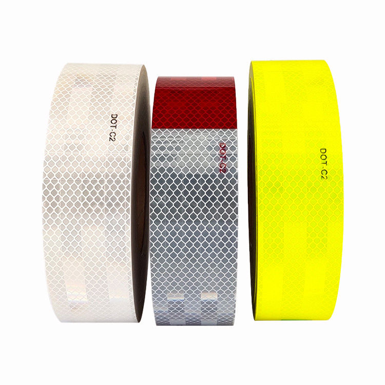 Stofdicht kleverig DOT Reflectieve Tape Fluorescerend Geel Groen Oranje Voor Vans OEM