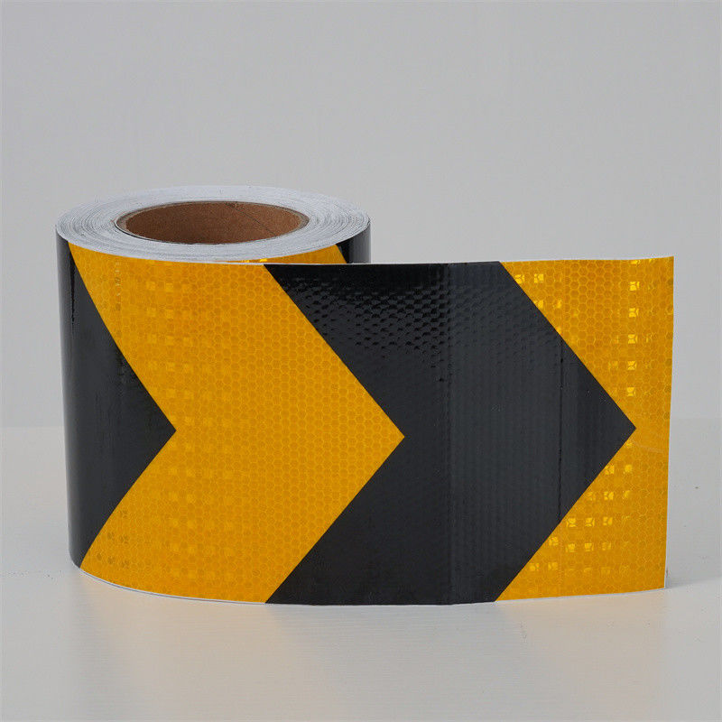 2 inch hoge intensiteit prismatische reflectieve voorzichtigheidstape sticker voor het markeren van de werkzone