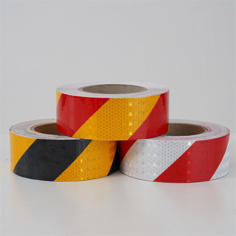 Crystal Grid Reflective Film Stickers Kleefgrens Reflective Vinyl voor verkeerswaarschuwingsbord