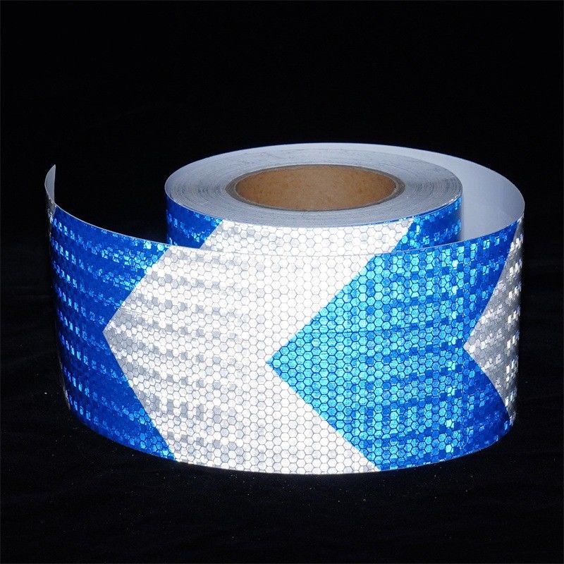 Crystal Lattice Arrow Grid Design Reflective Honeycomb Conspicuity Tape Voor verkeerswaarschuwingsborden