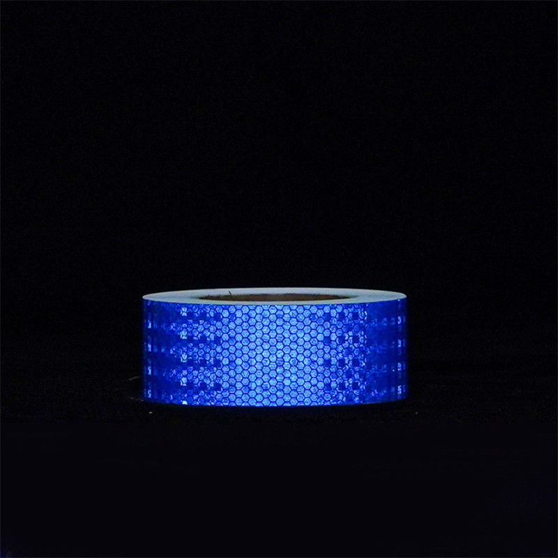 Custom PVC Crystal Lattice Truck Reflectieve Radium Tape Stickers Wit Geel Rood Groen Blauw