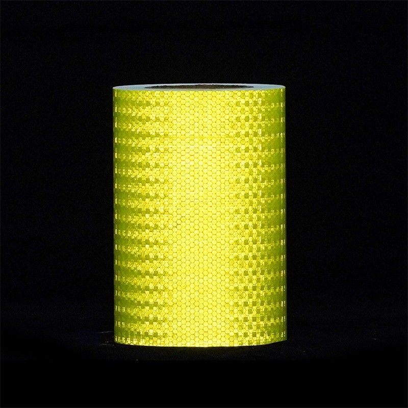 Fluorescerend geel-groen reflecterend veiligheidsmerkband voor aanhangwagens, vrachtwagens, auto's en motorfietsen