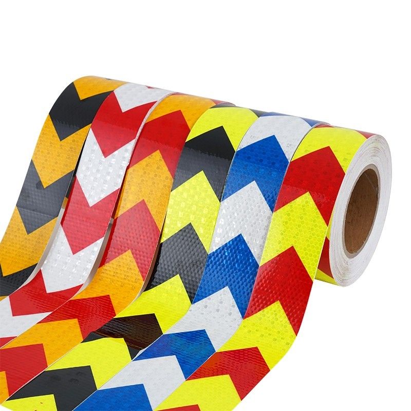 Conspicuïteit Reflectieve waarschuwingsband Biocolor Zwart en Geel