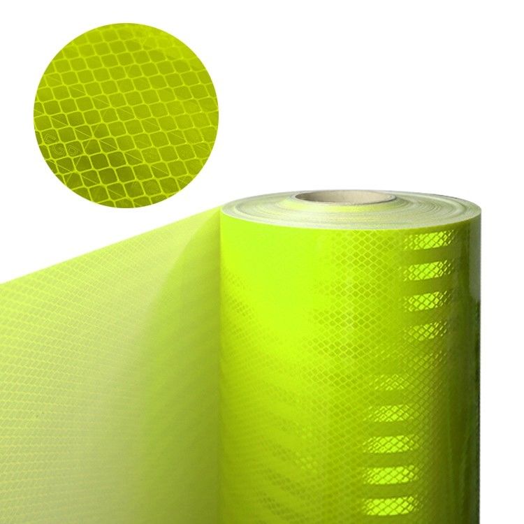 10 jaar Acryl / PMMA-materiaal Diamantkwaliteit Prismatische reflecterende vinyl-stickerplaatrol voor wegverkeersborden