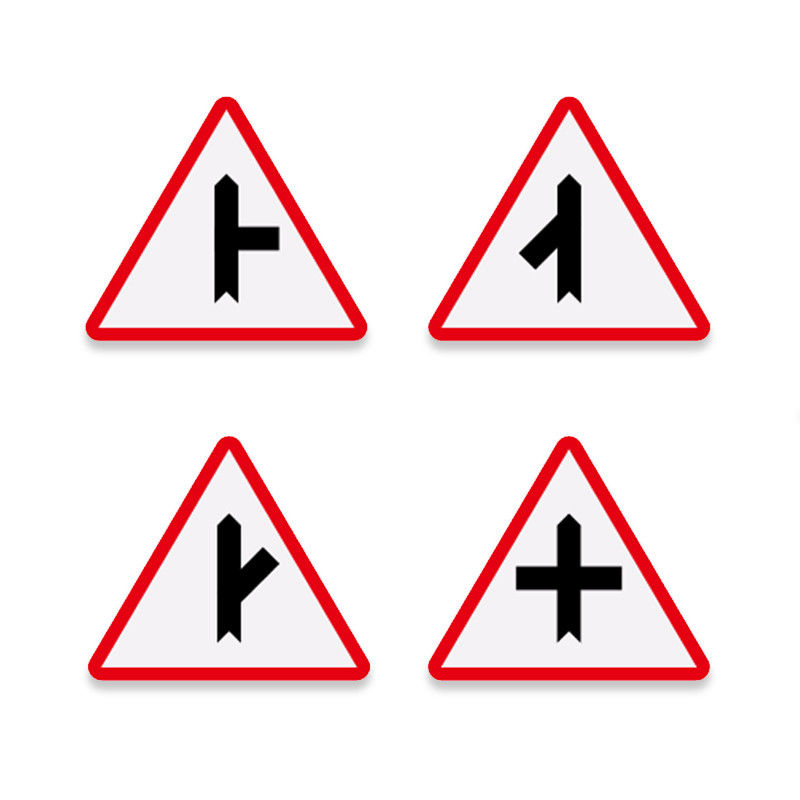 Op maat gemaakte verplichte reflecterende verkeersborden Achthoekige driehoek