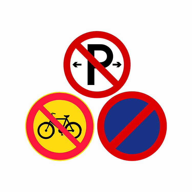 Hoge intensiteit gevaarlijke waarschuwingsborden vertragen stop achteruit reflecterende borden voor de oprit