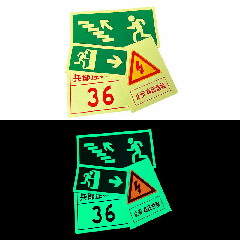 Verlichtend bandje gloeit in het donker zelfklevende sticker decoratie wandtrappen veiligheid waarschuwing fluorescerend bandje