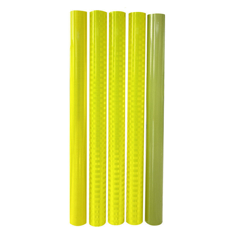 Fluorescerend Geel Groen Rigid Sign Reflecterend Plaat Hoog intensiteit Prismatisch met 24 uur zichtbaarheid