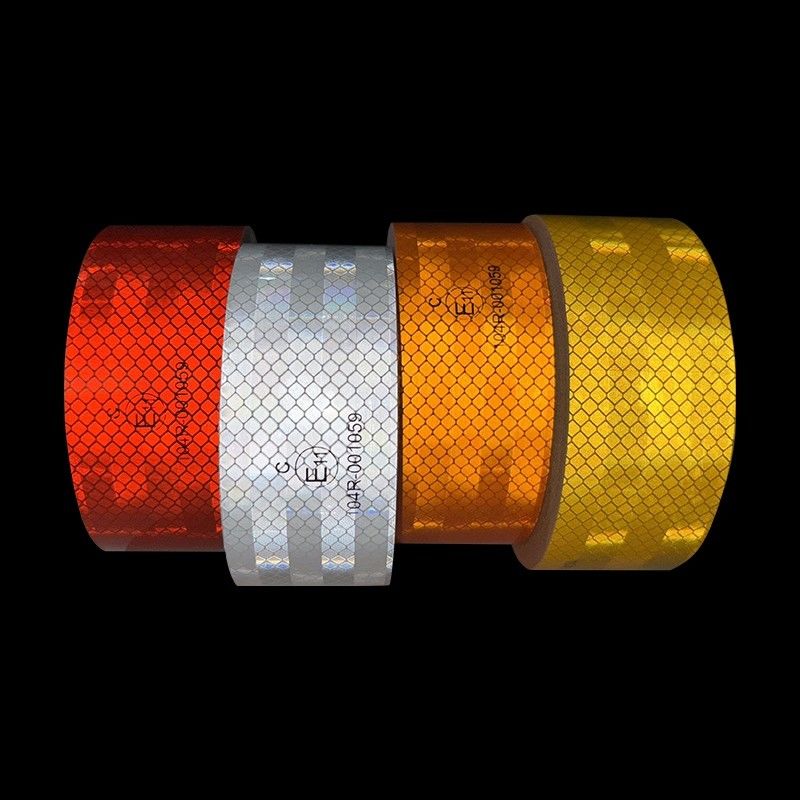 Truck Emark 104R ECE Reflectieve band Wit Geel Rood Zelfklevend voor de veiligheid van het voertuig