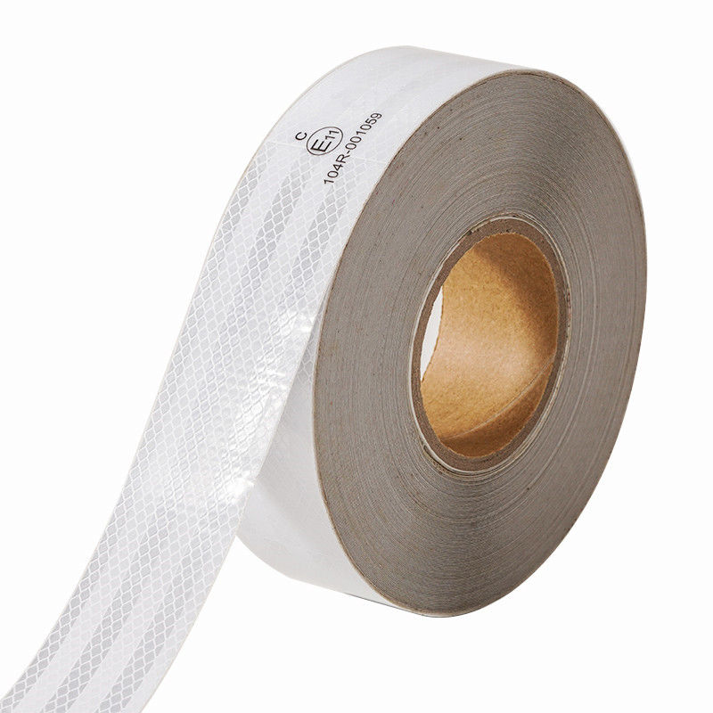 Acryl ECE 104 Wit Rood Geel Prismatische reflectieband voor voertuigen Veiligheidswaarschuwing