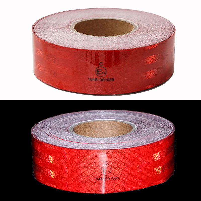 Rood 2 inch zelfklevend reflecterend bandje voor vrachtwagen