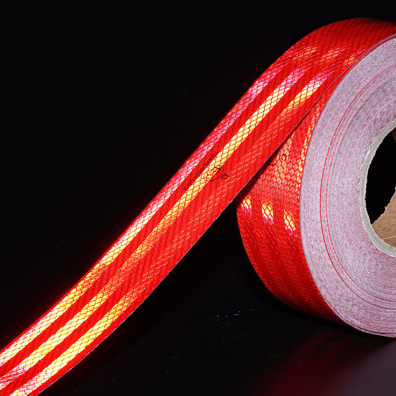Acryl ECE 104 Wit Rood Geel Prismatische reflectieband voor voertuigen Veiligheidswaarschuwing