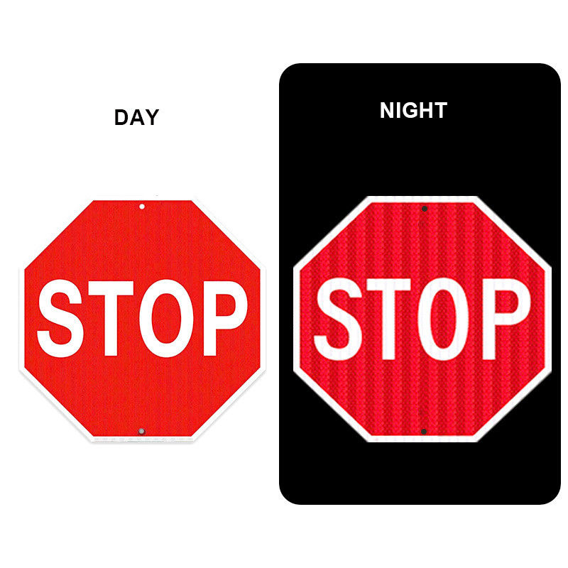 ASTM D4956 Type II Rood EGP-technisch reflectief materiaal voor wegstops
