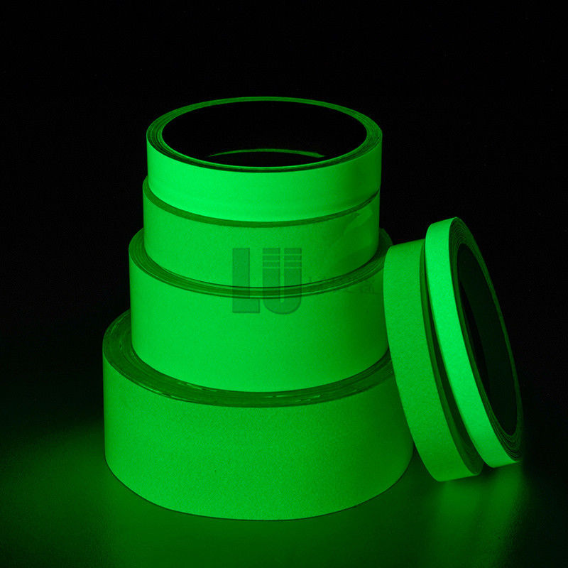 Zelfklevend PET PVC Acryl Glow in The Dark Vinyl Roll Photoluminescent Vinyl 2-12 uur