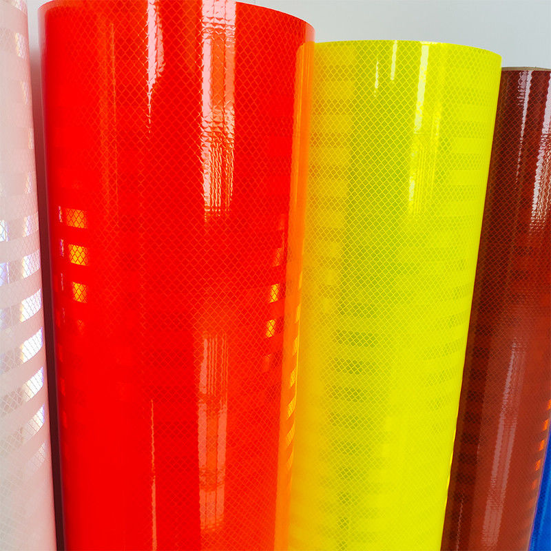 Witte Geel Rode Kleur HIP EGP Klasse 7-10 jaar Garantie Reflectieve plaat Vinylfilm voor verkeersveiligheid