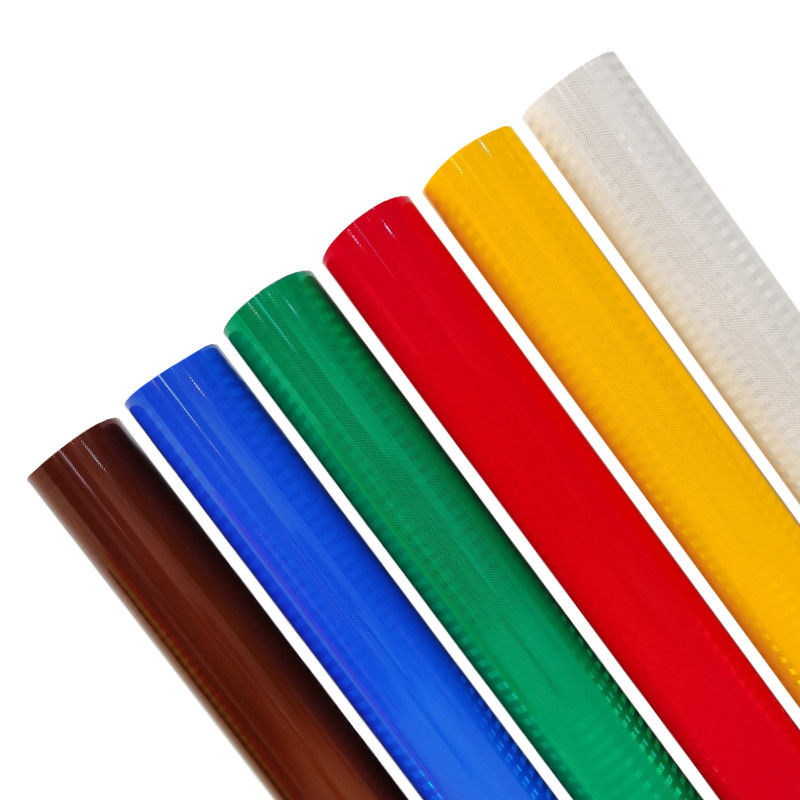 1.22X45.7m Hoge zichtbaarheid HIP Diamantkwaliteit 3m Micro prismatisch type Reflectief plaatjeEco-oplosmiddel Printing Arcylic voor verkeersbord