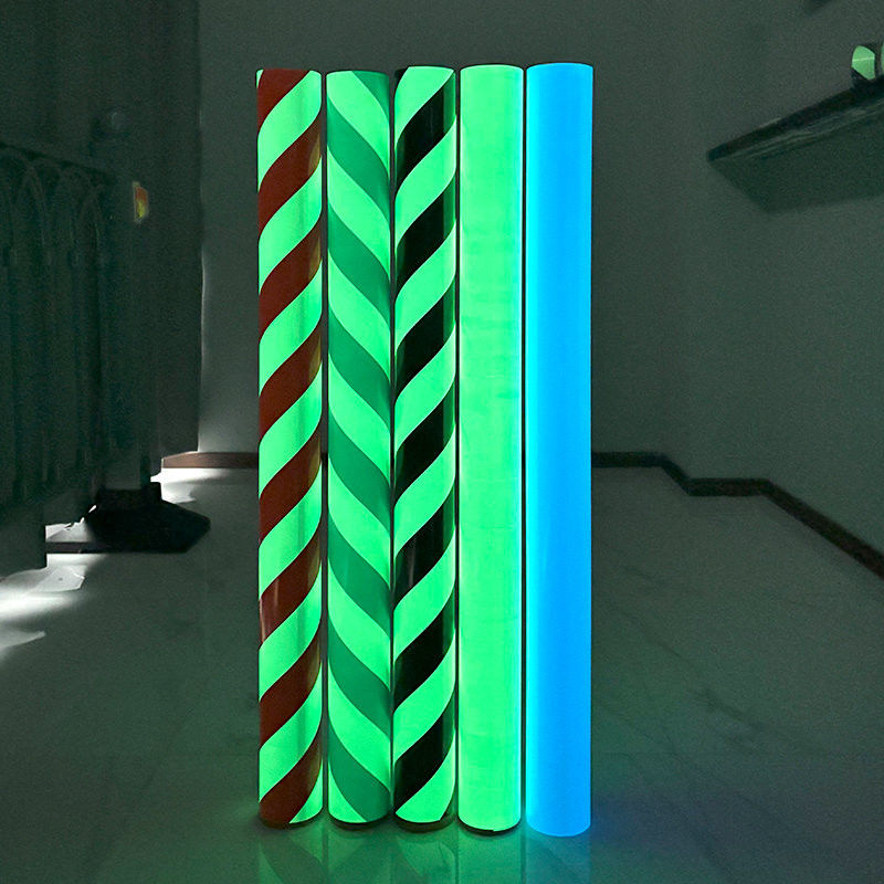 Groene fotoluminescerende nachtelijke gloed in het donker vinylfilm voor decoratie