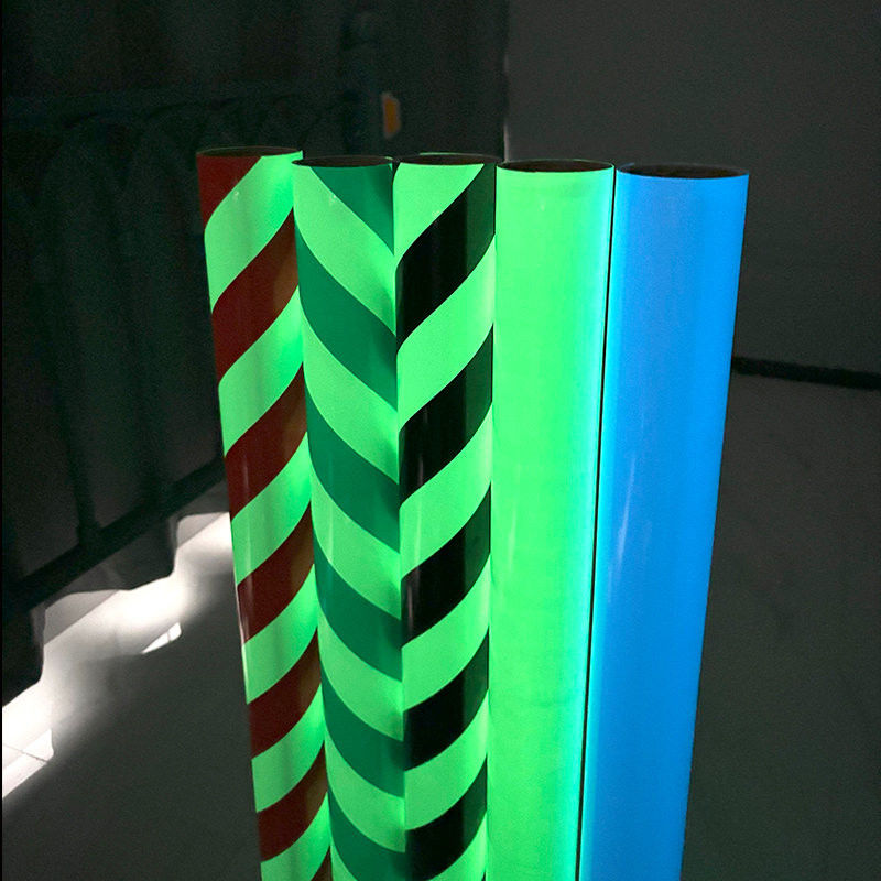 Groene fotoluminescerende nachtelijke gloed in het donker vinylfilm voor decoratie