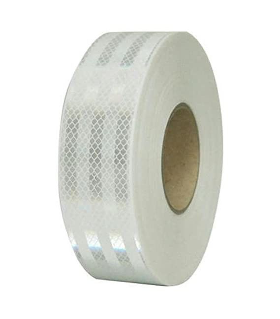 Zelfklevende DOT-C2 Rode en witte prismatische retro-reflectieve reflectortape Stickers voor voertuig aanhangwagen