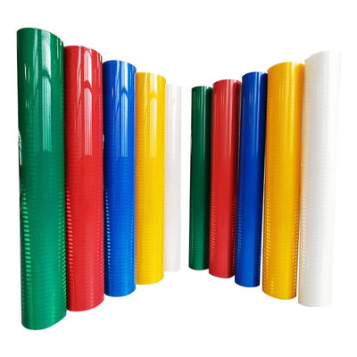 Goede prijs 4x150FT Micro zilveren gele reflecterende vinylplaatfilm voor verkeersborden ODM online