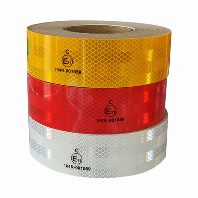 Goede prijs 2 × 150 ft ECE 104 Inzichtreflecterend band Wit Rood Geel online