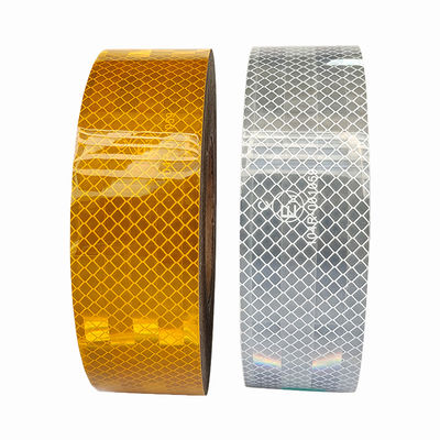 Goede prijs Metalen gealuminiseerde ECE-reflecterende band Rood Geel Wit Voor aanhangwagen online
