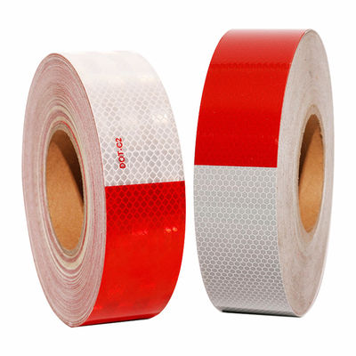 Goede prijs Hoge intensiteit afdrukbare prismatische truck Dot-C2 reflecterende tape online
