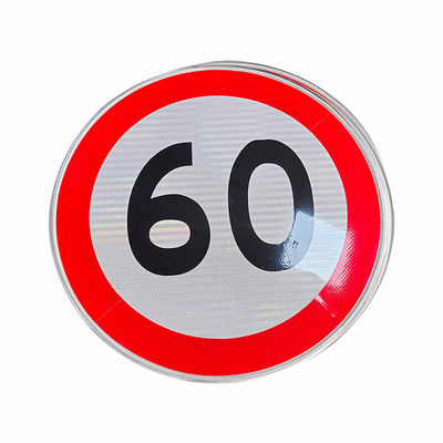 Goede prijs Versnellingsbeperking Retro-reflectieve stopborden Verkeerssymbool Ronde vorm online
