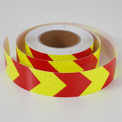 Goede prijs Witte achterkant Kleefstof Kristal Kleur PVC Gitter Reflectieve Film Fiets Outline Waarschuwingsbord Sticker Reflectieve tape online