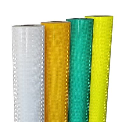 Goede prijs TYPE II Ingenieursgraad Prismatisch verkeersbord Reflecterende vinylfilm ASTM D4956 online