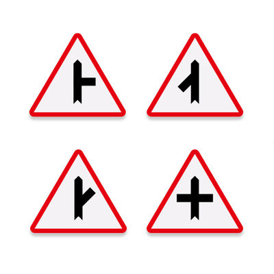 Goede prijs Op maat gemaakte verplichte reflecterende verkeersborden Achthoekige driehoek online