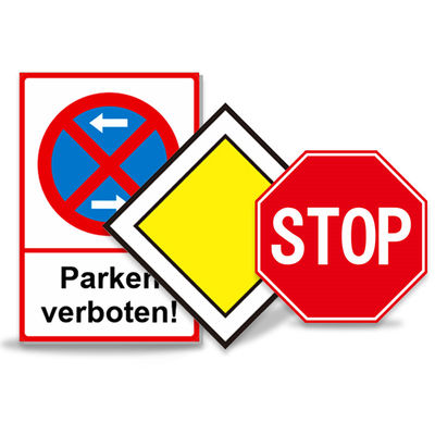 Goede prijs OEM Pentagon-vormige reflecterende verplichte verkeerssignalen online