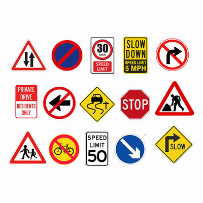 Goede prijs OEM Metal Aluminium Slow Kids Reflectieve Weg Straat Signaal Veiligheid Verkeersbord online