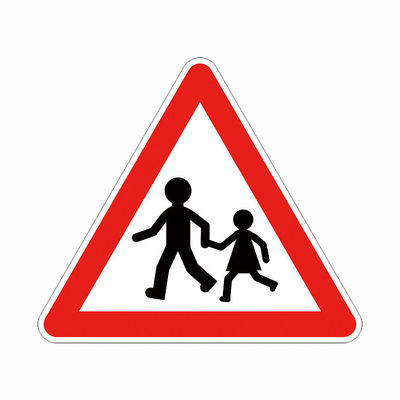 Goede prijs Op maat gemaakte aluminium metalen reflecterende verkeersstop/slow road sign Treinbouw verkeerswaarschuwingsborden online