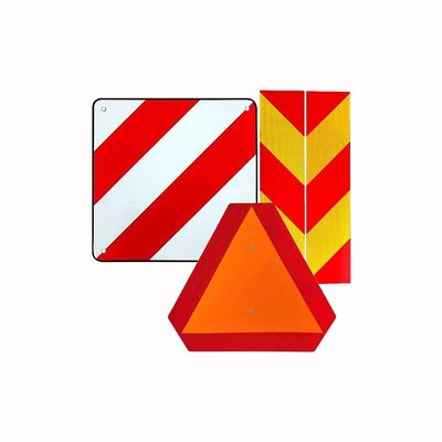 Goede prijs Op maat gemaakte merkingen voor de zichtbaarheid van het voertuig Reflectieve Chevron-waarschuwingsborden op de achterkant online