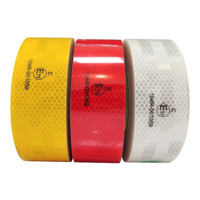 Goede prijs Rood Wit Geel Hi Vis Reflectieve Conspicuity Tape Voor Trailers online