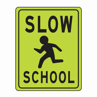 Goede prijs Verplichte reflecterende verkeersborden reflecterende schoolborden voor voetgangersovergangen online