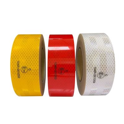 Goede prijs Verblindendheid PET Wit Geel Rood Voertuig Truck ECE Reflectieve band online