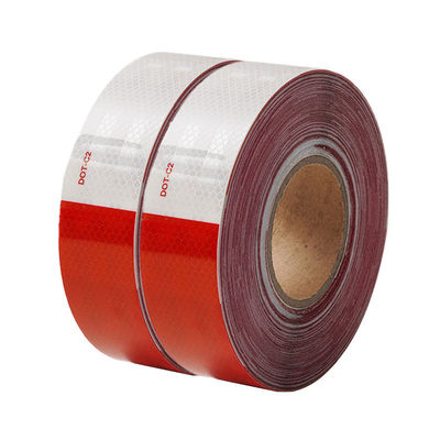 Goede prijs Waterdicht reflecterend band DOT-C2 Rood en wit Kleefband voor aanhangwagens online