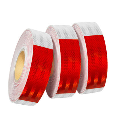Goede prijs Hoog zichtbare reflecterende band Rood en wit DOT-C2 Voor voertuigen Voor vrachtwagens Reflecterende band online