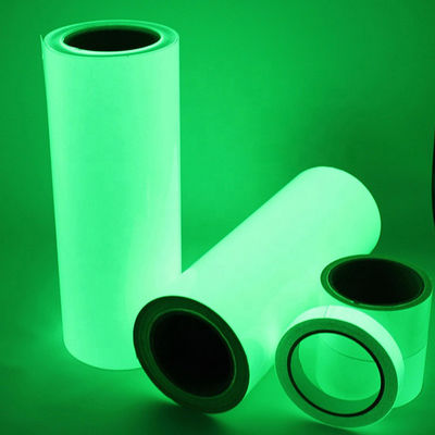 Goede prijs Afdrukbare fotoluminescerende film 1.24X45.7m Glow in The Dark Lichtband voor waarschuwing online