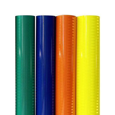 Goede prijs Zelfklevend PET-materiaal Reflecterend vinyl micro prismatisch reflecterend plaatje online