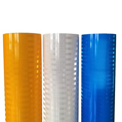 Goede prijs 48 inch * 15 voet rollen reflecterend plaatje HIP-plaatje Geel Wit Rood Reflecterend Tape voor borden en afbakkers online