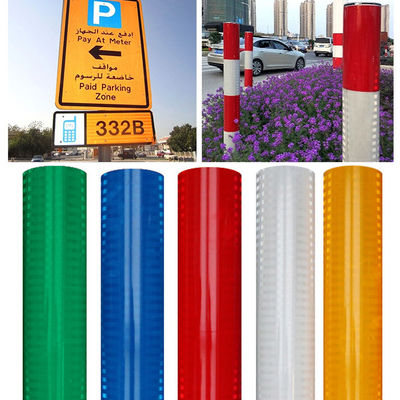 Goede prijs Buitenshuis hoog zichtbaar reflecterend LU-plaat PET zelfklevend reflecterend voor verkeersveiligheidsinstellingen online